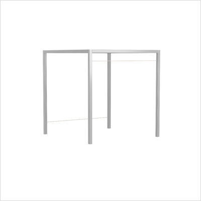 Cabana Pergola 240 x 240 schräg